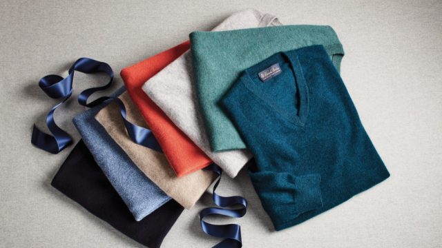 brooks brothers cashmere v neck sweaters