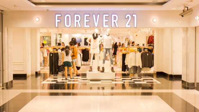 forever 21 storefront in singapore