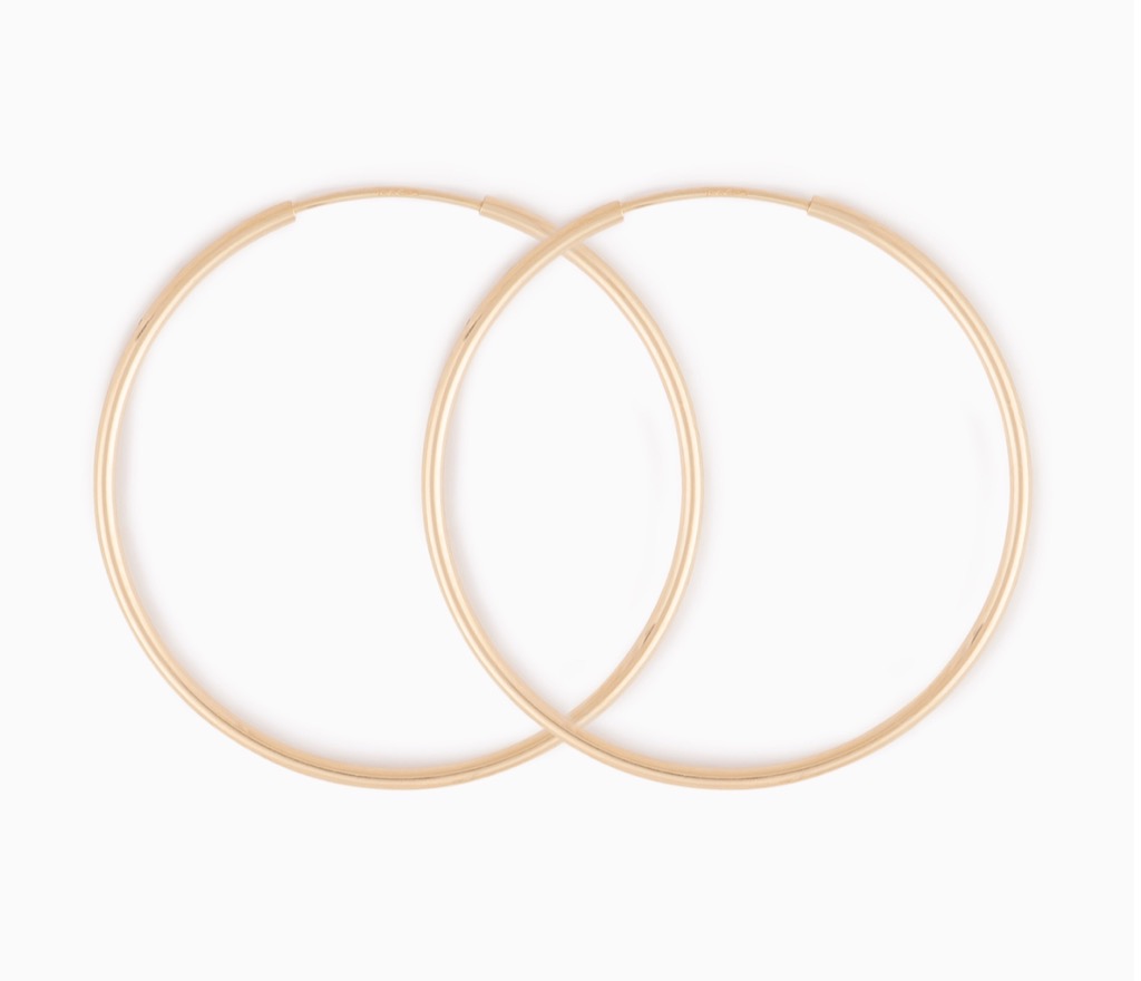gold hoops over 50 accessories