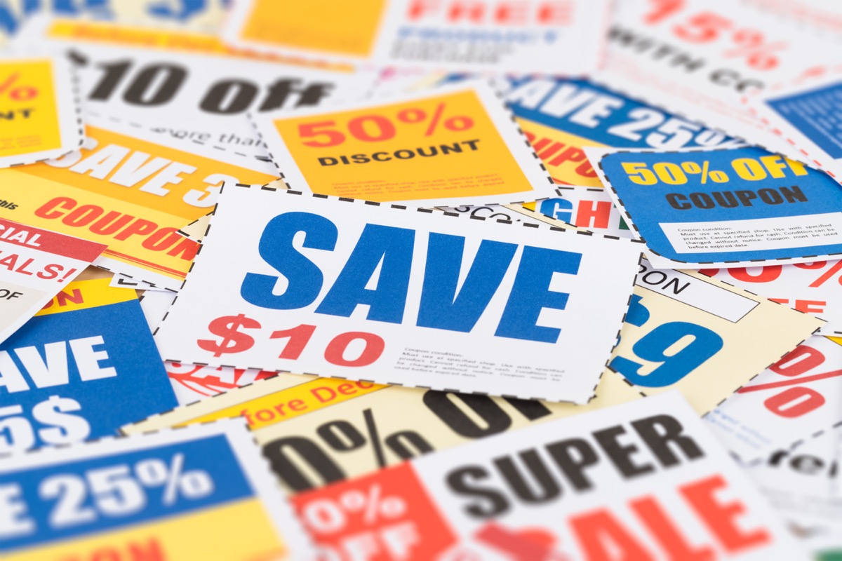 Pile of Coupons {Costco Shopping Secrets}