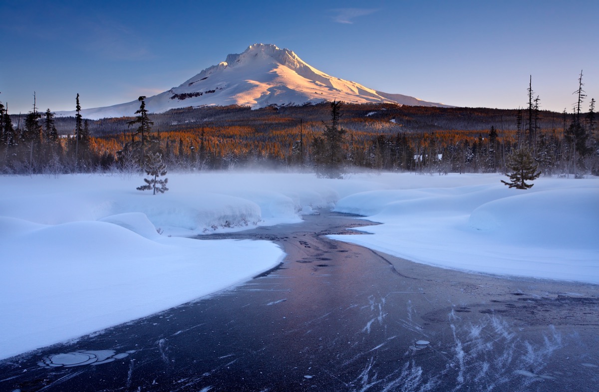Hood River Oregon White Christmas in America