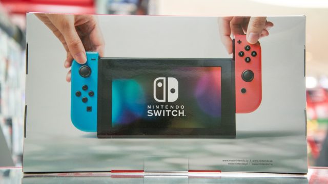 nintendo switch still in box