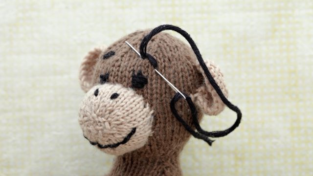 Stuffed monkey