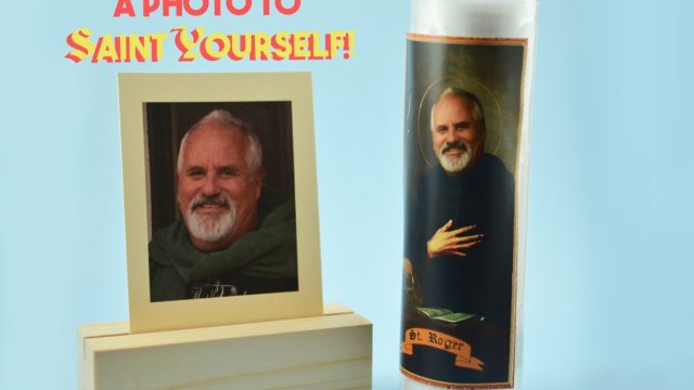 custom saint candles