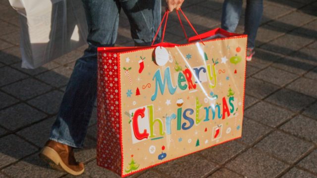 Last minute shopping bag from a pharmacy