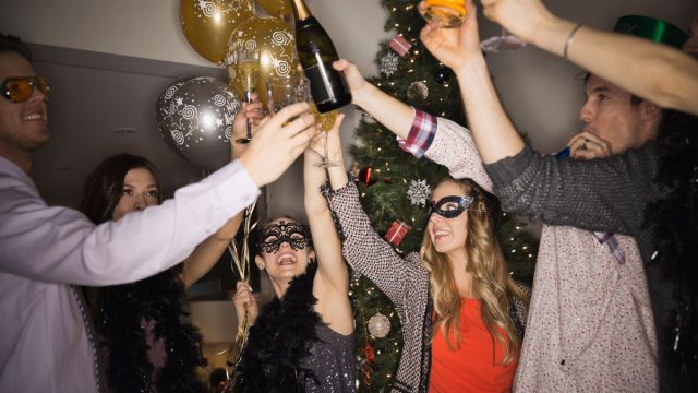 New Year's Eve party at home