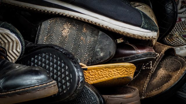 hoarder's shoes