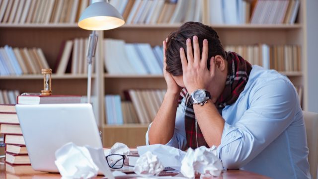 Man Writing a Book {Common Grammatical Mistakes}