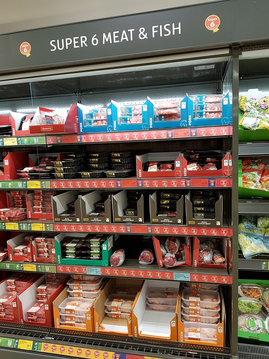Meat section at Aldi shopping secrets