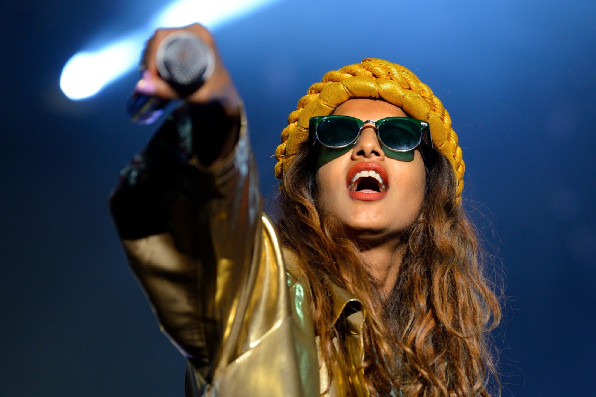 m.i.a. performing