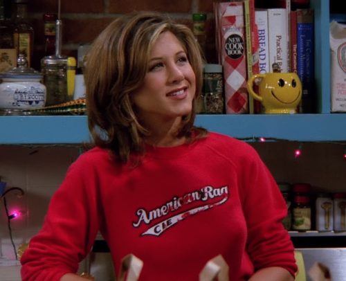 Jennifer Aniston as Rachel Green on Friends