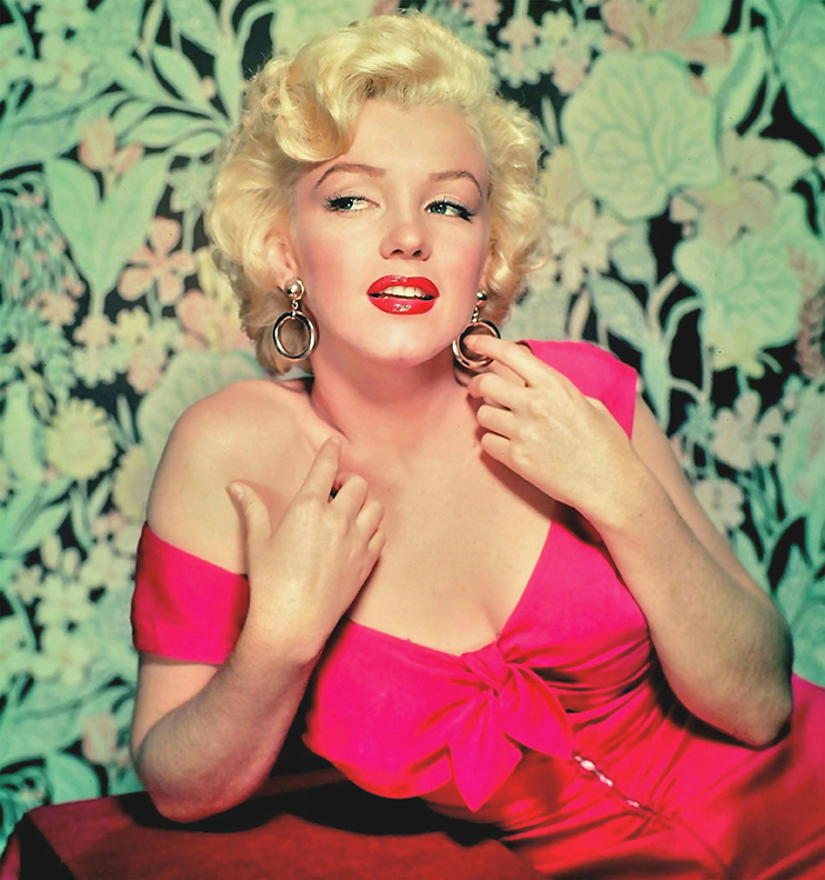 MARILYN MONROE (1926-1962) American film actress about 1954