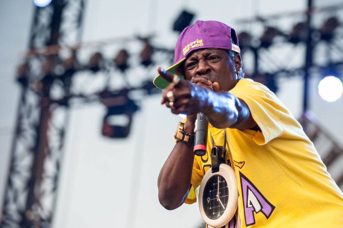 Flavor Flav performing in 2012