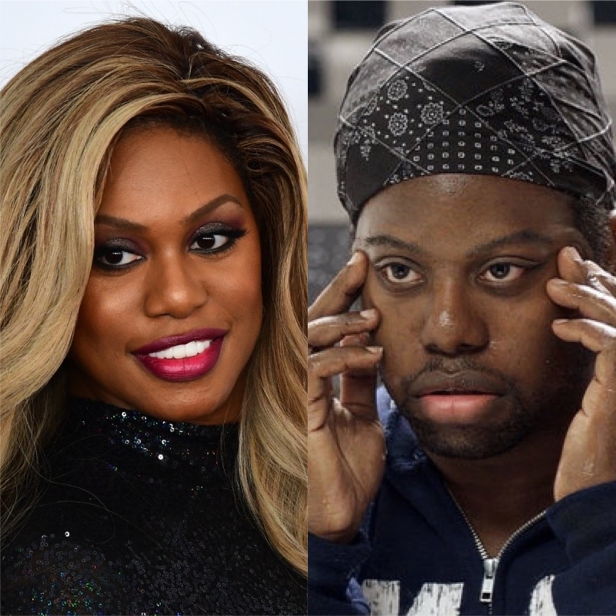 Laverne Cox and M. Lamar