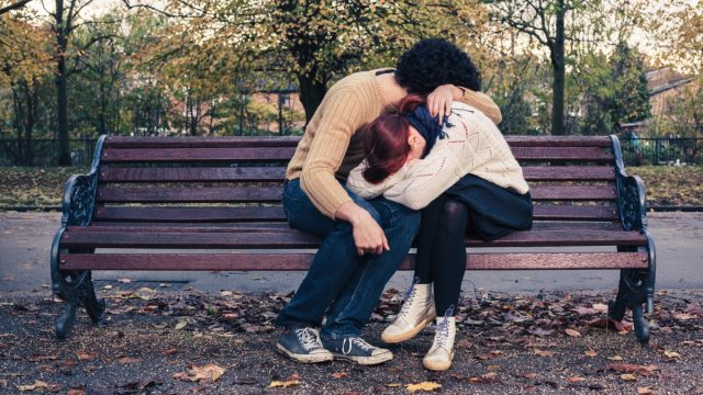 sad couple feeling like life is too hard