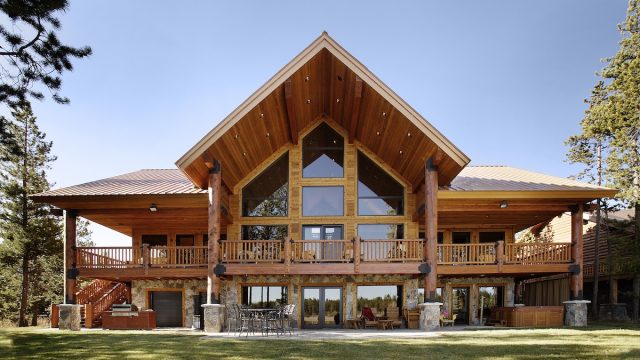 Wooden home in Georgia most popular house styles
