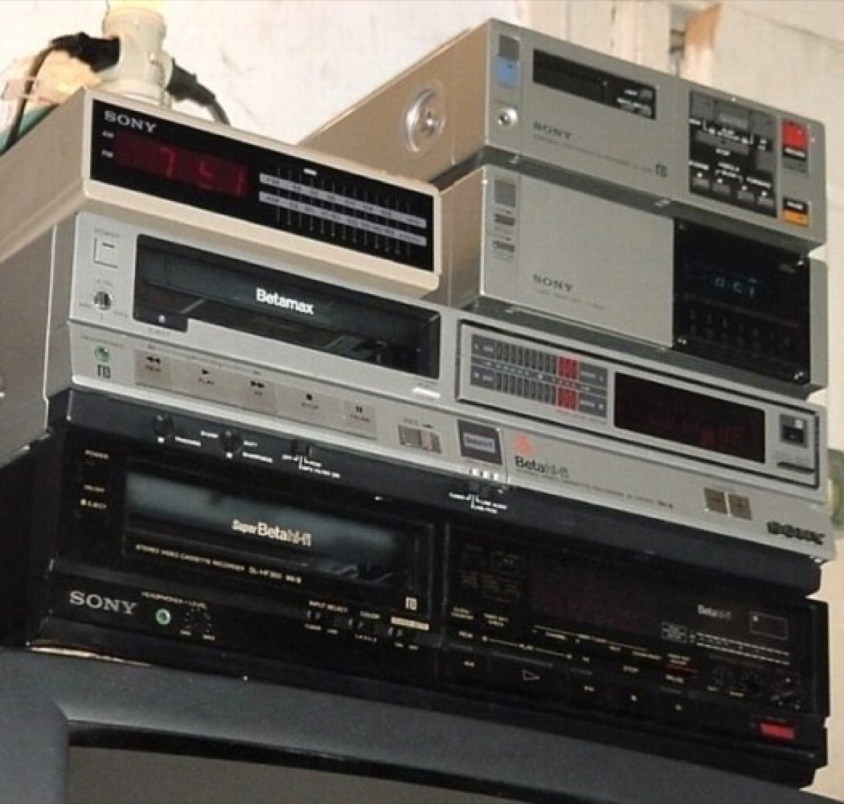 betamax mechine from the 