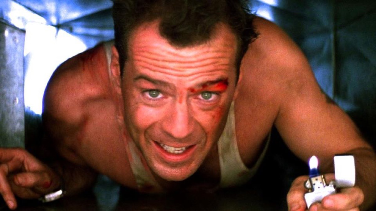 Bruce Willis in "Die Hard"