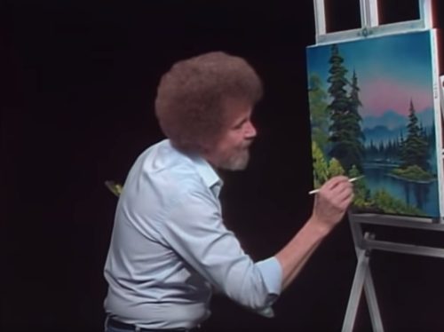 Bob Ross Painting