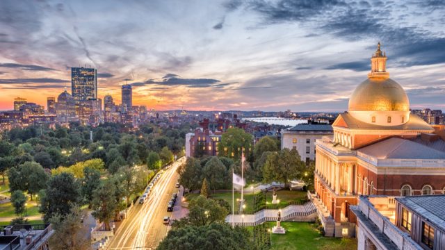 boston massachusetts state capitol buildings