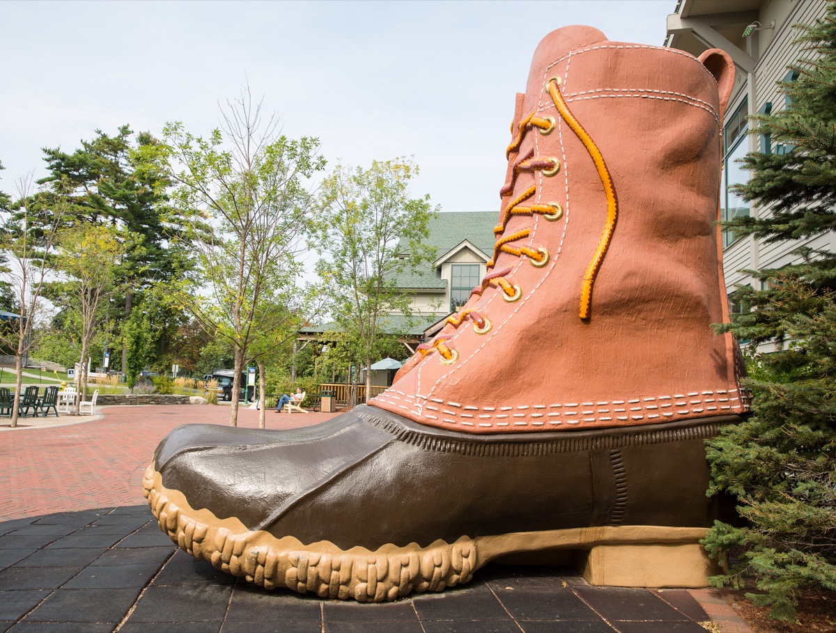 giant boot ll bean headquarters maine, commonly misused phrases