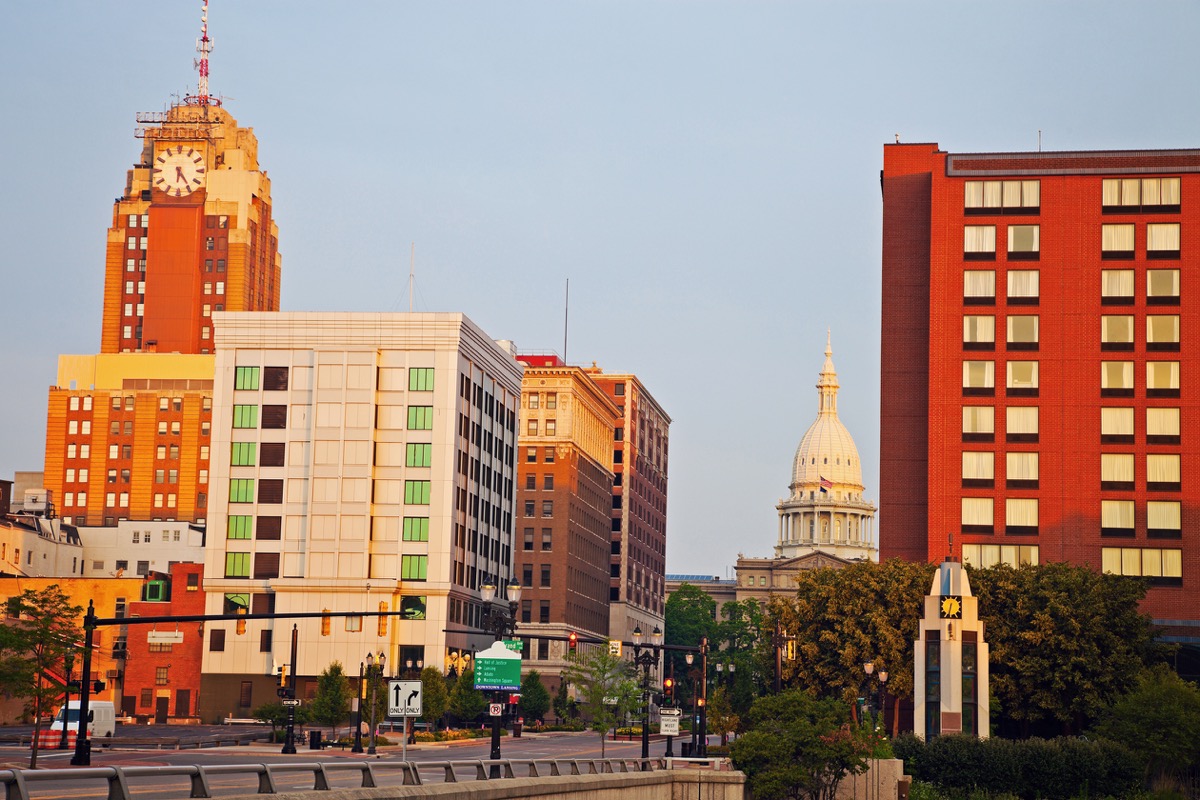 Shutterstock lansing michigan state capitol buildings