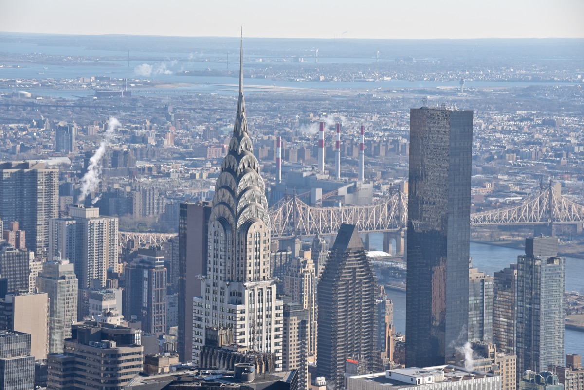 The New York Skyline with the Chrysler Building tallest buildings