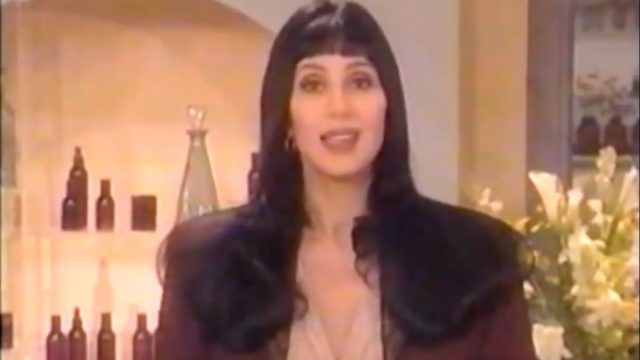 cher celebrity commercial, celebrity infomercial
