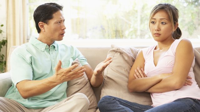 couple fighting and arguing, prepare children for divorce