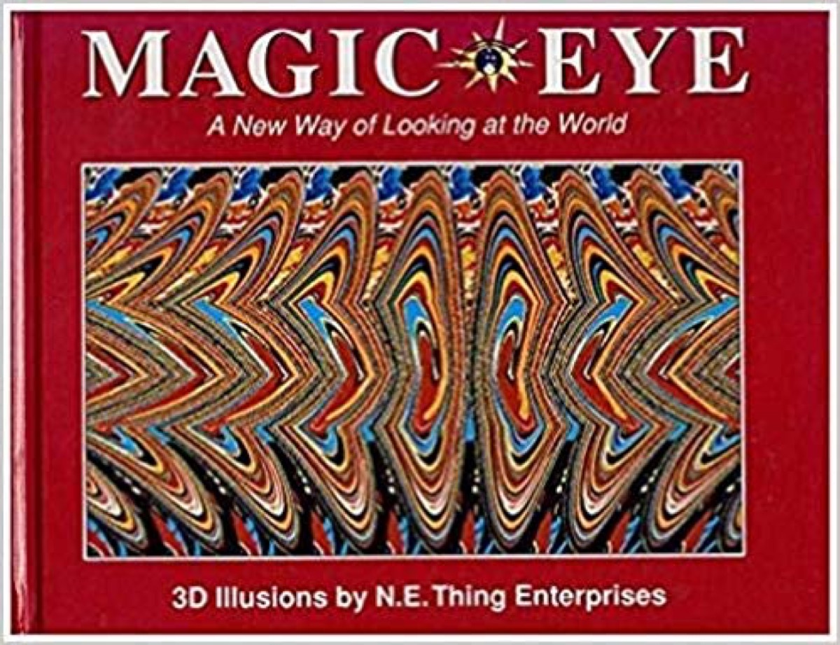 magic eye book, things only 90s kids remember