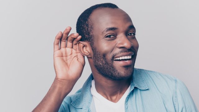 man laughing and waiting for a response, dad jokes