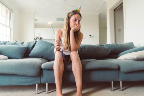 Woman All Alone at a Party BBQ Etiquette Mistakes