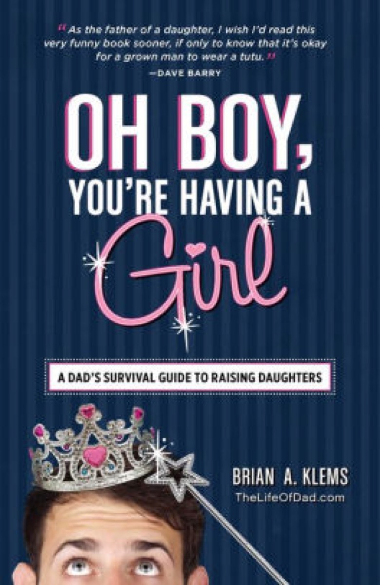 oh boy you're having a girl book cover, father quotes