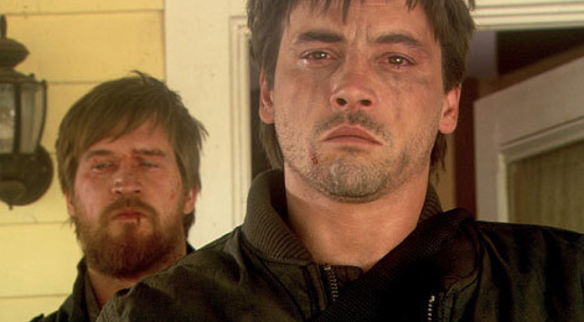 character in "Jericho" crying