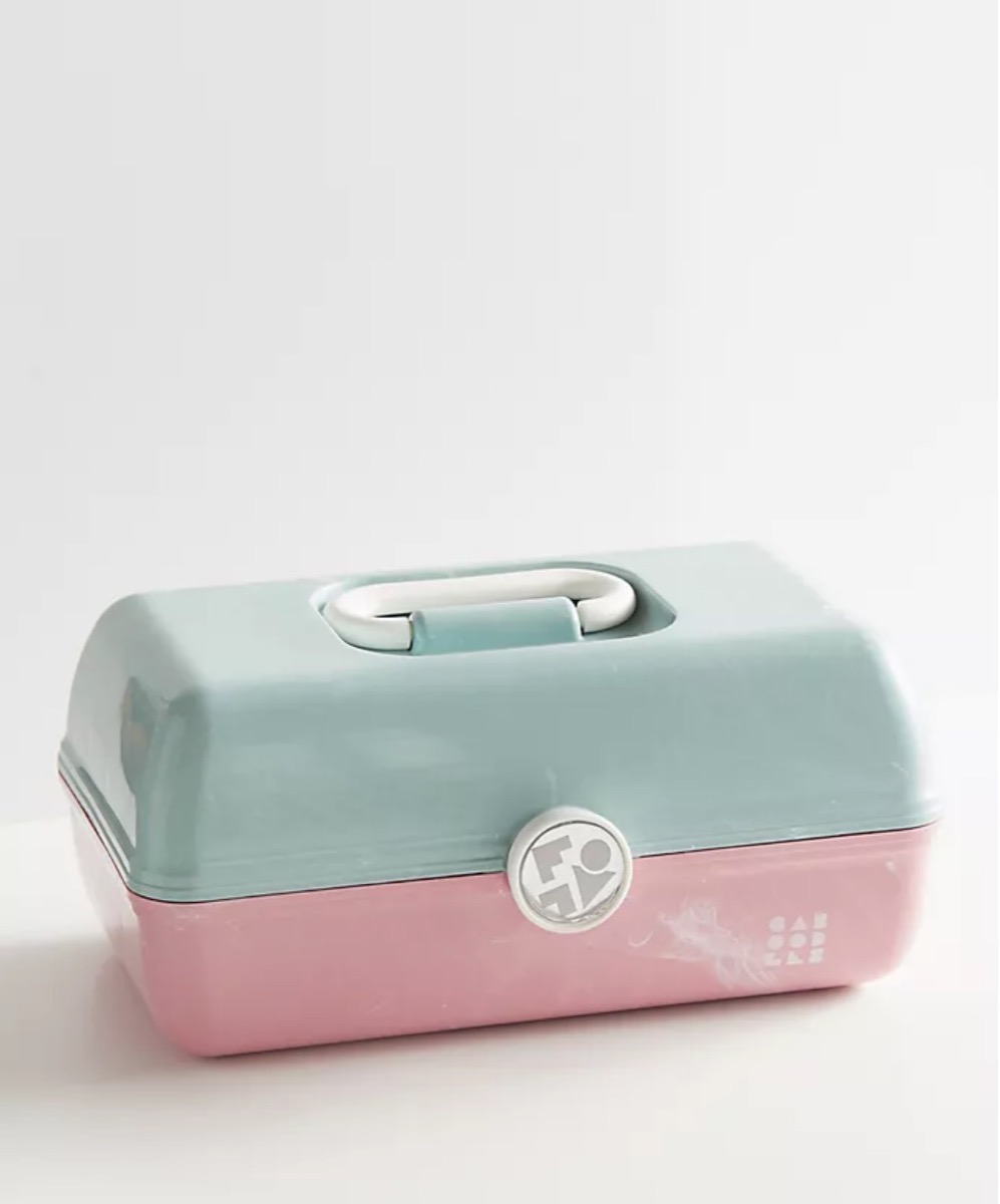 pink and green Caboodle box, best gifts for girlfriend