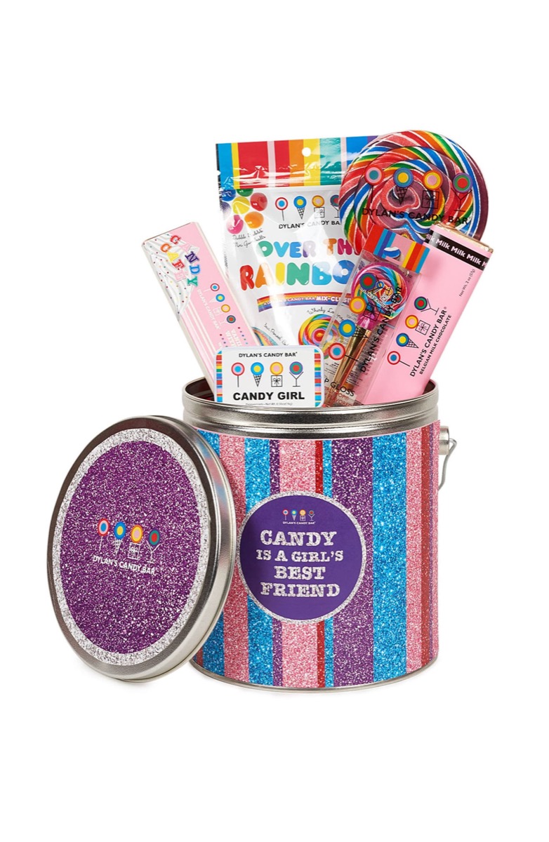 dylan's candy bar bucket, best friend gifts