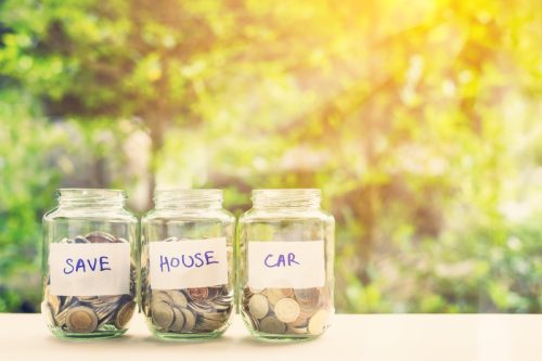 three glass jars with coins in them, things you should never lie to kids about