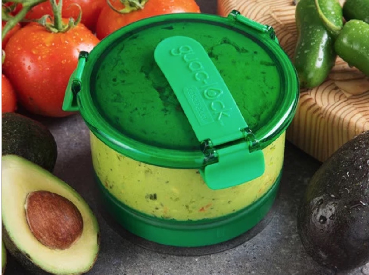 guacamole preservation container, picnic essentials