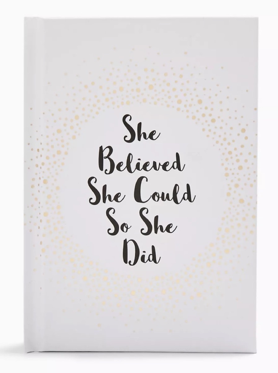 book with "she believed she could so she did" on the cover, best gifts for girlfriend