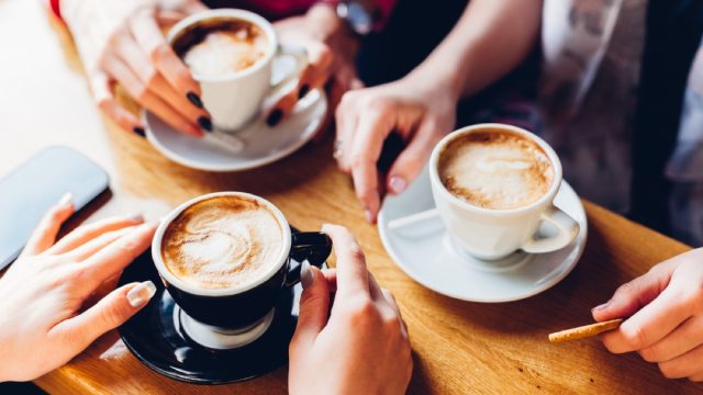 Women Drinking Coffee