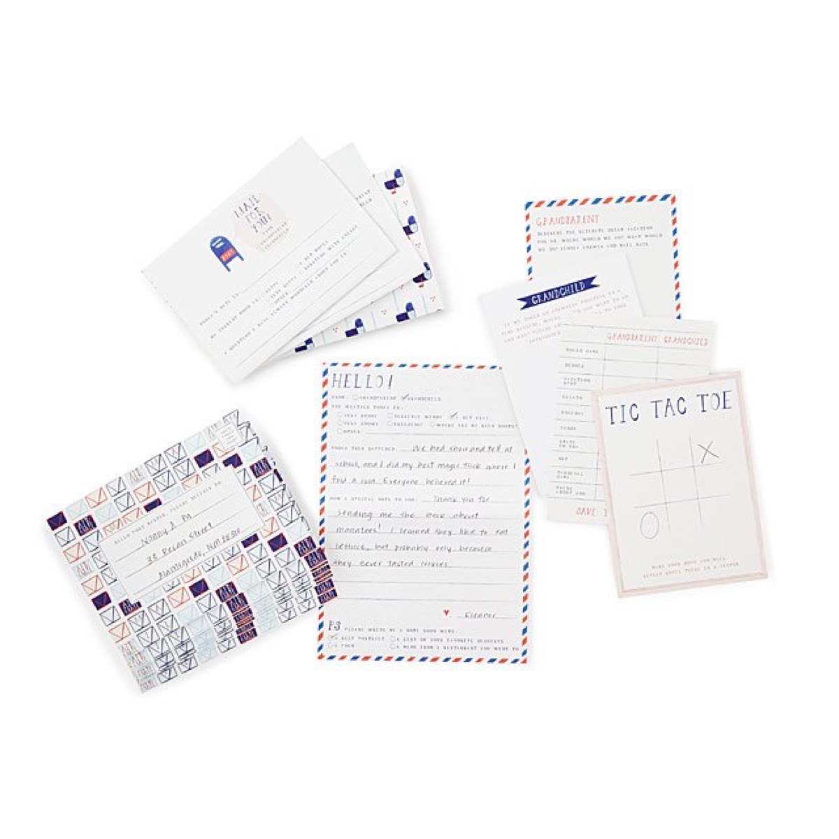 grandparent pen pal set from uncommon goods