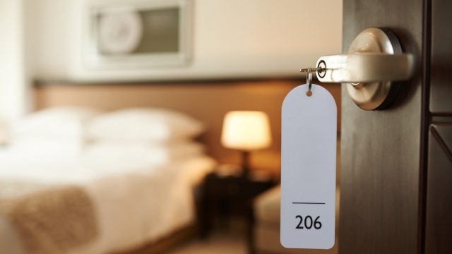 hotel room key