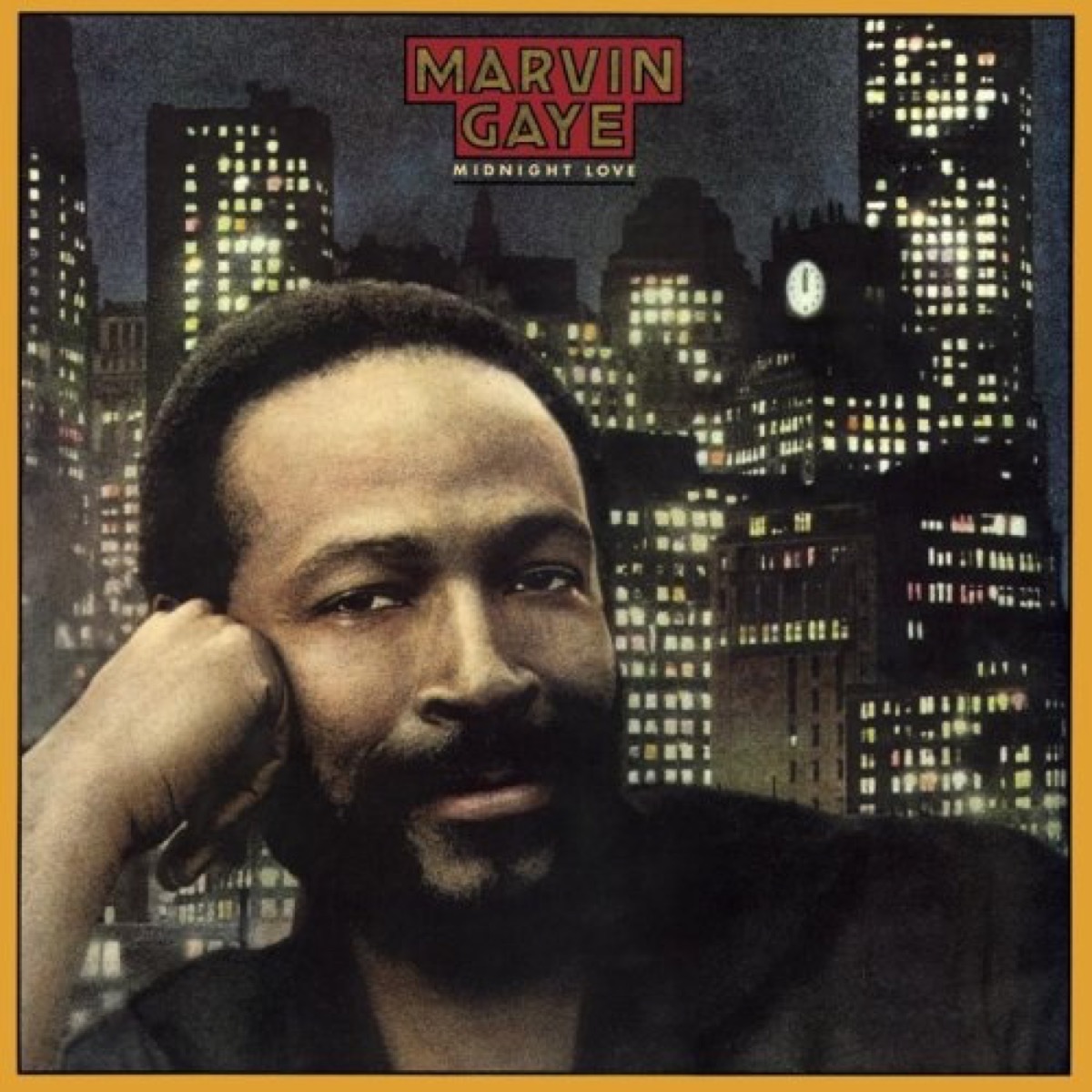 Marvin Gaye "Midnight Love" album cover