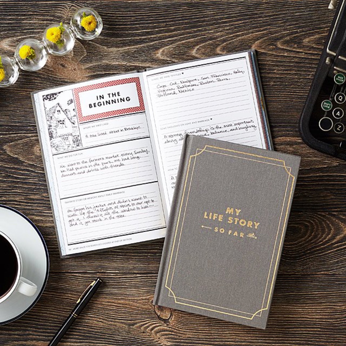 My Life Story journal, best gifts for grandparents