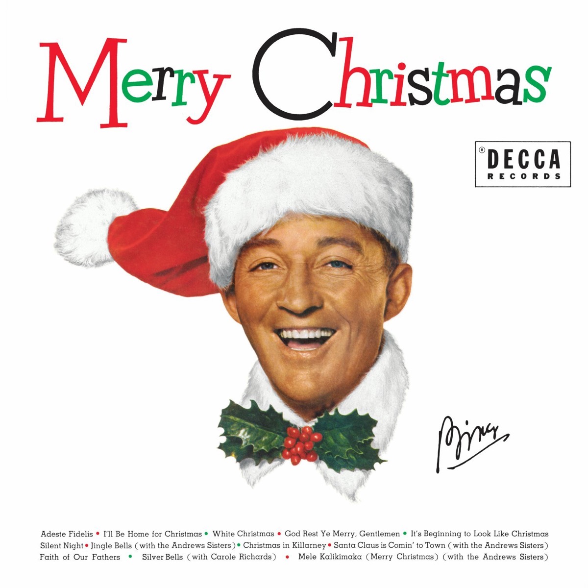 Bing Crosby "White Christmas" album cover