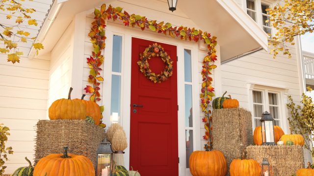 Fall Home Exterior