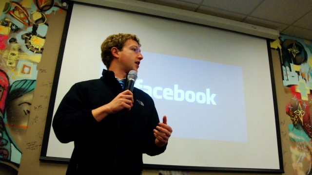 Mark Zuckerberg speaking in 2009