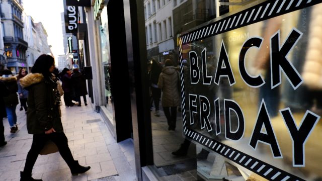 Black friday sign