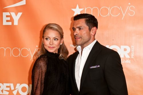 Kelly Ripa and Mark Consuelos at the 2019 TrevorLIVE New York Gala