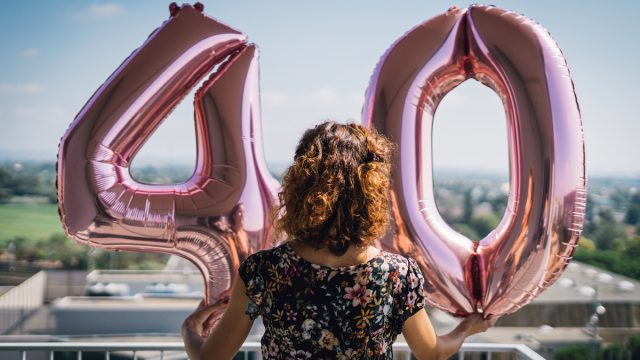 40th birthday balloons
